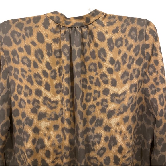BABATON Aritzia Wilkes Leopard Print 100% Silk Dress - Picture 4 of 11